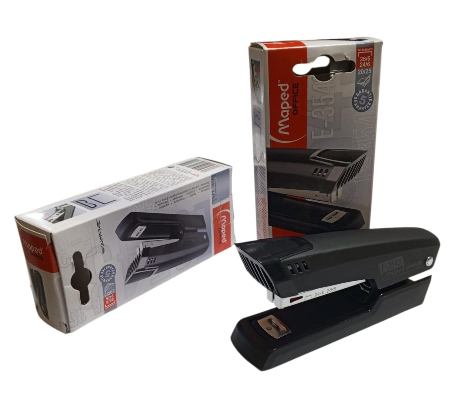 124 ENGRAPADORA MAPED ESSENTIALS 26/6 24/6 MEDIA TIRA NEGRO - Imagen 1