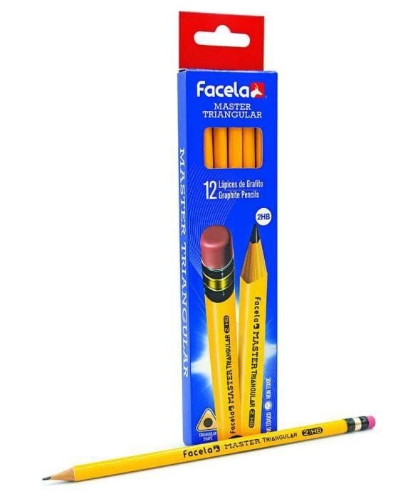 190 LAPIZ TRIANGULAR FACELA MASTER ORIGINAL. - Imagen 1