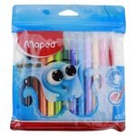 MARCADOR ESCOLAR 12 MAPED OCEA.