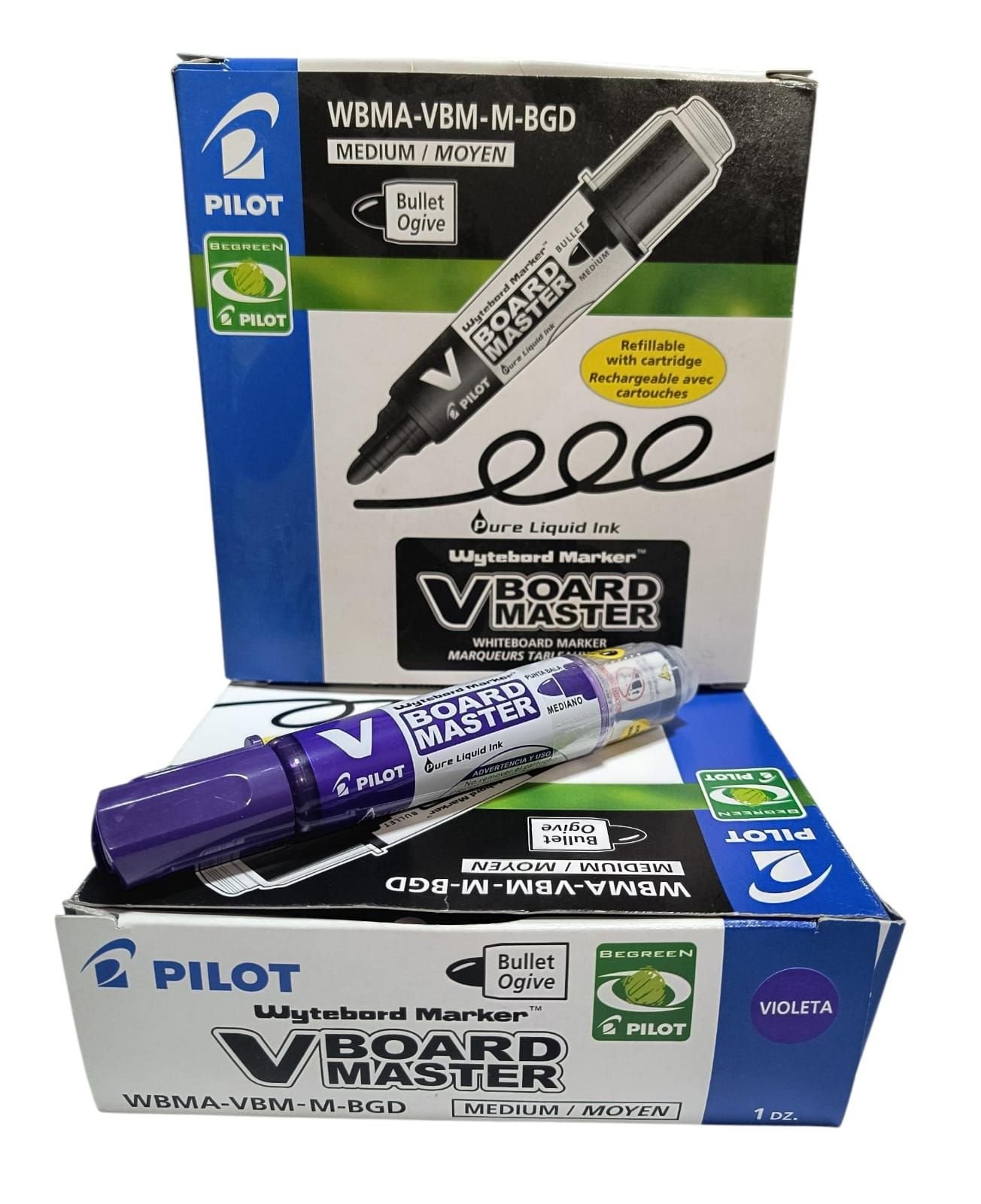 212 MARCADOR PARA PIZARRA PILOT VIOLETA. - Imagen 1