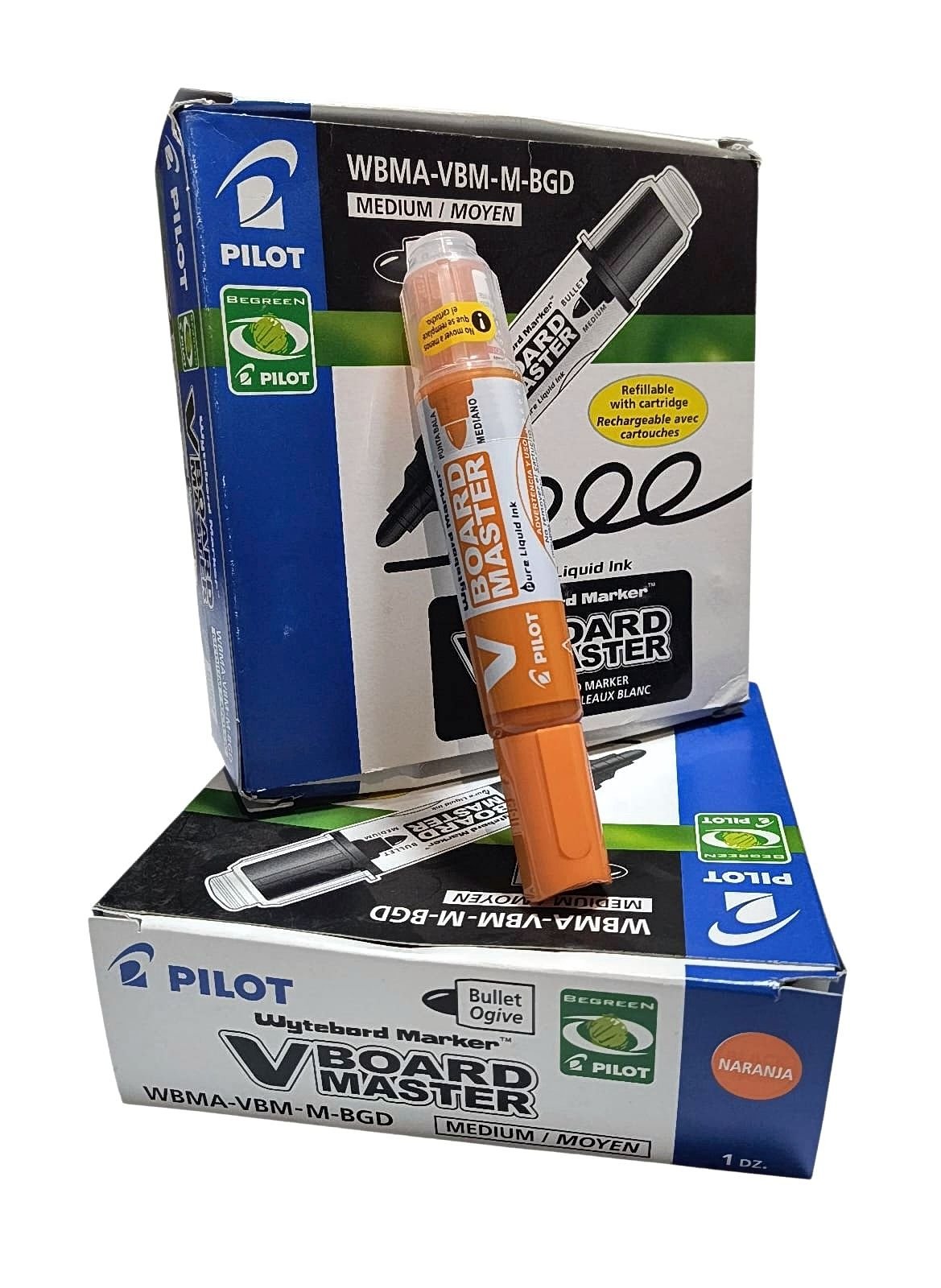 213 MARCADOR PARA PIZARRA PILOT NARANJA - Imagen 1