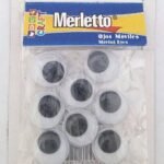 BOLSITA DE OJOS MOVIBLES TUCAN 12 MM 8PCS