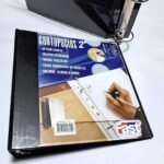 CARTAPACIO COLOR NEGRO 2"