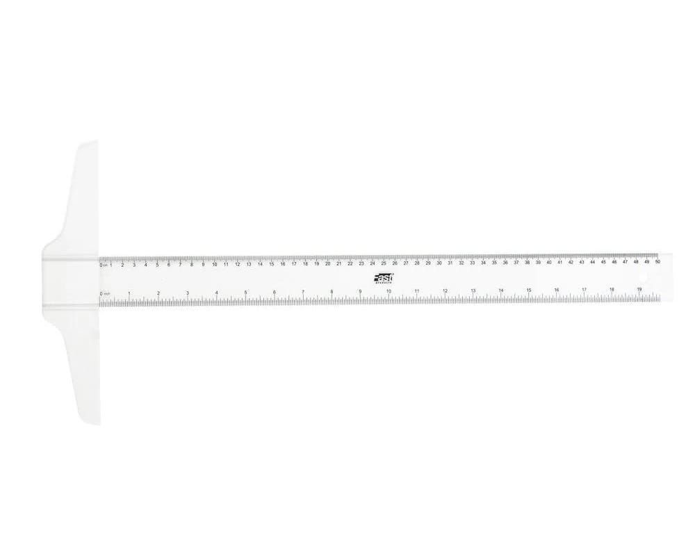 293 REGLA T 50 CMS PLASTICA - Imagen 1