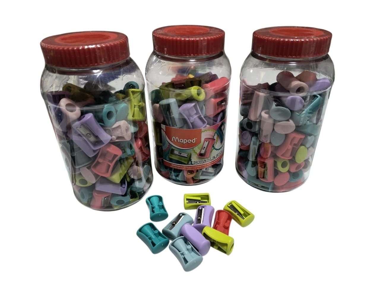 302 SACAPUNTAS PLASTICO FIGURA MAPED VIVO (300) (75) - Imagen 1