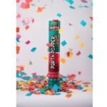 TUBO DE CONFETTI FIGURAS SUPER 30CM.