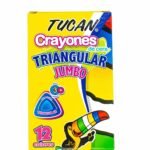 CRAYON CERA TUCAN 12 TRIANGULAR JUMBO.