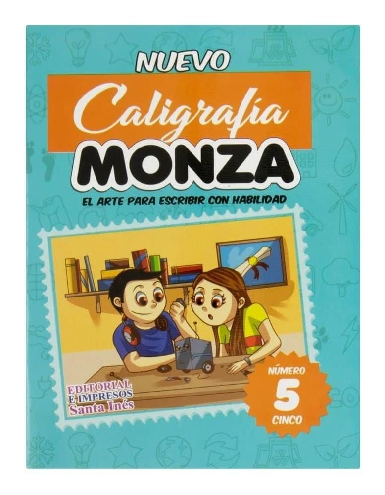 74 CUADERNO CALIGRAFIA MONZA 5 - Imagen 1