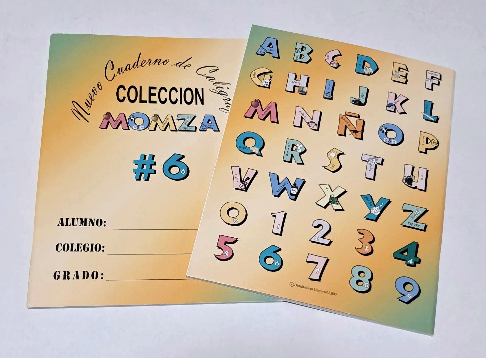 81 CUADERNO CALIGRAFIA NUEVO MOMZA 6 - Imagen 1
