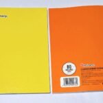 CUADERNO ENGRAPADO DE 80 HOJAS CON LINEAS.