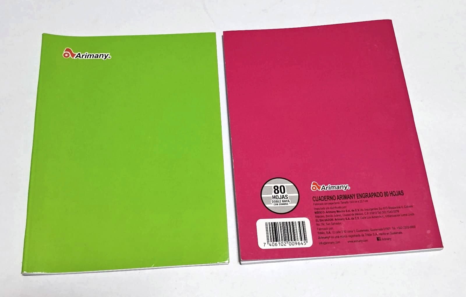 89 CUADERNO ENGRAPADO DE 80 HOJAS DOBLE LINEAS. - Imagen 1